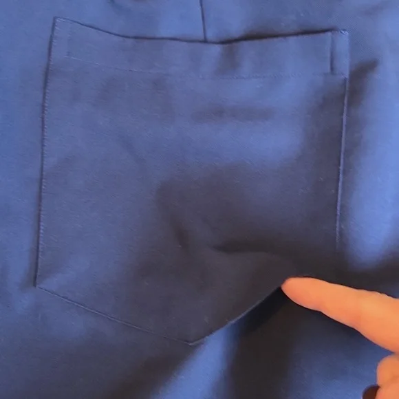 Mandala High Waisted Scrubs Joggers XLP Navy - Picture 5 of 5